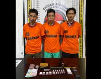 Tiga Pelaku Narkoba di Simalungun Diringkus Polisi