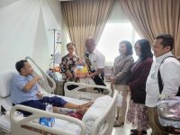 Kunjungi Pasien Kecelakaan Kerja, Bpjamsostek Medan Kota Berkomitmen Beri Pelayanan Terbaik