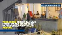 Terganggu Kebisingan Live Music, Warga Siram Coju Caffe dengan Air Viral di Medsos