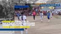 Perempat Final Piala Bupati Cup III Berlangsung Sengit, Sorakan Penonton Warnai Pertandingan