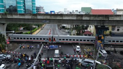 KAI Sumut Gandeng Komunitas Divre 1 Railfans Sosialisasikan Keselamatan di Perlintasan Sebidang dan Anti Pelecehan Seksual