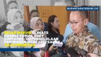 Gelar Diskusi Climate Change Forum, Eddy Soeparno: UU Pengelolaan Perubahan Iklim jadi Salah Satu Prioritas