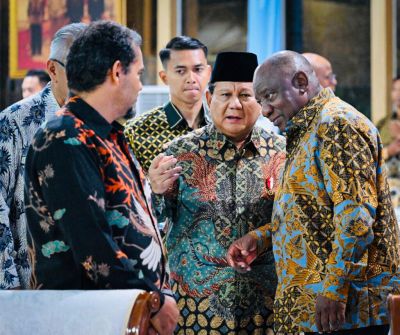 Batik Jadi Lambang Kehangatan Diplomasi Saat  Presiden Prabowo Gelar Jamuan Santap Malam Kenegaraan untuk Presiden Ramaphosa