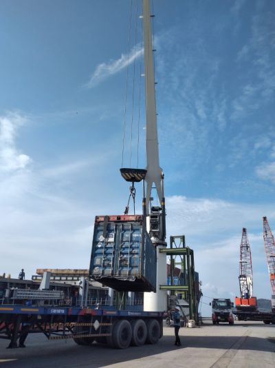Pelindo Sibolga Kembali Operasikan Fixed Crane Kapasitas 40 Ton