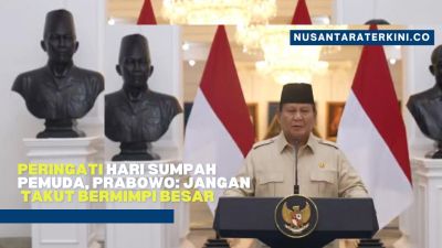 Peringati Hari Sumpah Pemuda, Prabowo: Jangan Takut Bermimpi Besar
