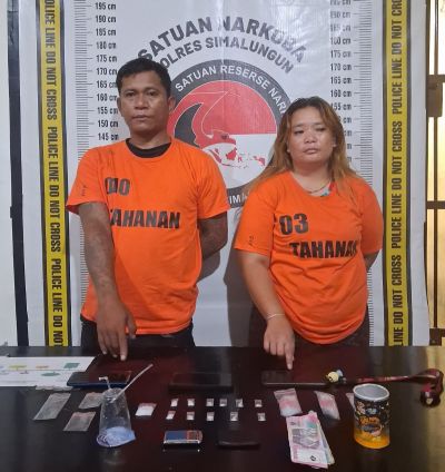 Bisnis Haram Berakhir! Pasangan Kekasih Diringkus Polisi saat Edarkan Sabu di Dolok Silau