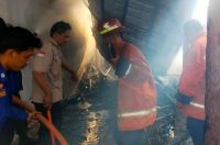 Gudang Kesbangpol Binjai Terbakar, Diduga Akibat Korsleting Listrik