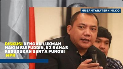 Diskusi dengan Lukman Hakim Suifuddin, K3 Bahas Kedudukan Serta Fungsi MPR