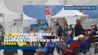 Jelang Trail Of The King 2025, Para Peserta Racepack Collection di Tepi Danau Toba