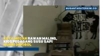 Kota Medan Rawan Maling, Kios Pedagang Susu Sapi Murni Dibobol