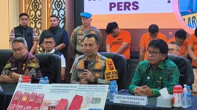 Kapolrestabes Medan: Sakit Hati Motif Mantan Sopir Lakukan Pencurian dan Pembakaran Rumah Hakim Khamozaro