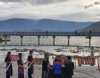 Pegiat Seni Gelar Opera Batak Inang Nauli Basa Sigale-gale