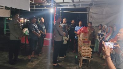 Sungai Meluap, Banjir Rendam Bosar Maligas Simalungun, Polsek Salurkan Bantuan
