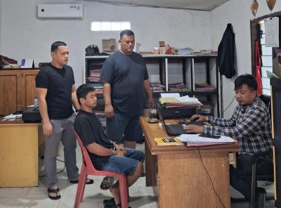Beraksi di Simalungun, Pelaku Penggelapan Mobil Rental Ditangkap Polsek Perdagangan di Riau