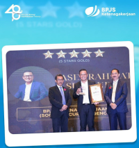 BPJS Ketenagakerjaan Raih Penghargaan 5 Stars Gold di Ajang GRC & Leadership Award 2025
