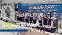 Pemusnahan Rokok Ilegal Dan Minuman Mengandung MMEA Oleh Bea Cukai Sibolga
