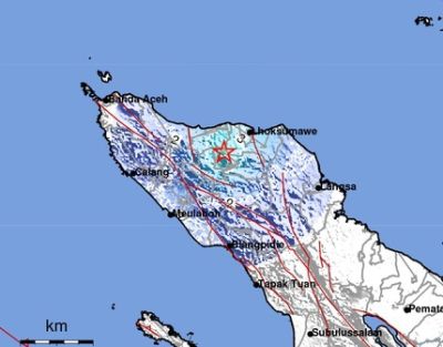 Dini Hari, Kabupaten Bener Meriah Aceh Diguncang Gempa Bumi Tektonik Magnitudo 4.7, Ini Penjelasan BMKG