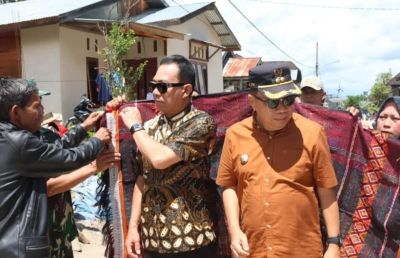 Resmikan Kantor Desa Batang Paya, Ini Pesan Bupati Tapsel Gus Irawan