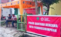 PMI Dirikan Posko Bantuan Banjir dan Longsor di Padangsidimpuan
