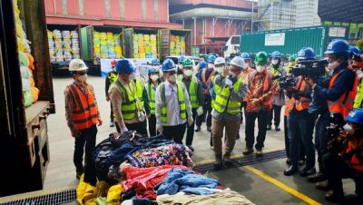 Baju Impor Rp112 Miliar Dimusnahkan, 19 Ribu Balpres Dibakar
