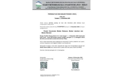 Peringatan Dini Banjir Rob: BMKG Maritim Belawan Imbau Warga Waspada Hingga 9 Desember