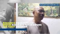 Rumahnya Dibakar, Hakim Proyek Kasus OTT Topan Ginting tak Takut Ancaman!