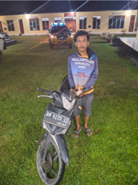 Diduga Gelapkan Motor, Pria Asal Medan  Polsek Tanah Jawa