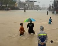 Kota Medan Dikepung Banjir, Akses Jalan Gatot Subroto Kampung Lalang Terputus