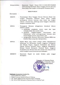 Bupati Pasaman Barat Perpanjang Masa Tanggap Darurat Bencana Banjir dan Longsor