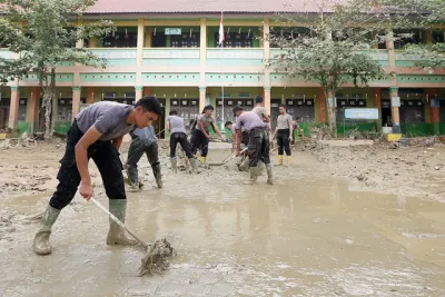 Hampir 90 Persen Sekolah di Aceh Tamiang Terendam Banjir