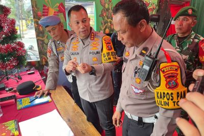 Amankan Natal di Medan, Kombes Pol Calvijn Simanjuntak Perketat Pengawasan Posko Operasi Lilin Toba
