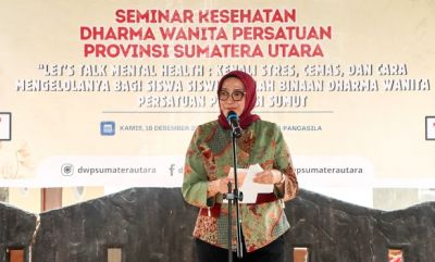 Bukan Sekadar Pintar, DWP Sumut Komitmen Cetak Generasi Muda yang Sehat Mental