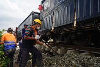 KAI Divre I Sumut Percepat Perbaikan 3 Titik Gogosan Jalur KA Medan-Binjai, KA Srilelawangsa Belum Beroperasi