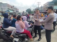 Pastikan Distribusi BBM Aman, Kapolres Binjai Tinjau SPBU dan Bagikan Air Mineral ke Pengendara