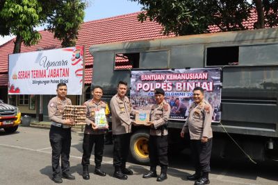 Polres Binjai Salurkan Bantuan Kemanusiaan untuk Korban Banjir di Langkat