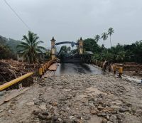 Jembatan Anggoli Penghubung Tapsel-Tapteng Sudah Dapat Dilalui
