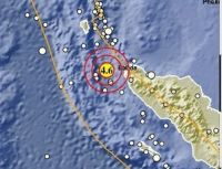 Gempa Tektonik M 4.6 Guncang Laut Barat Daya Sabang, Getaran Terasa di Banda Aceh hingga Pidie Jaya