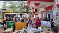 PMI Kota Langsa Salurkan Bantuan Logistik dari FK UNNES Semarang