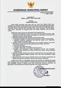 Empati Korban Bencana, Gubernur Sumbar Larang Pesta Kembang Api dan Konvoi Tahun Baru 2025 ​