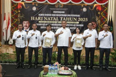 Pantau Libur Nataru, Stafsus Menteri Imipas Tinjau Pemberian Remisi Natal di Lapas Madiun