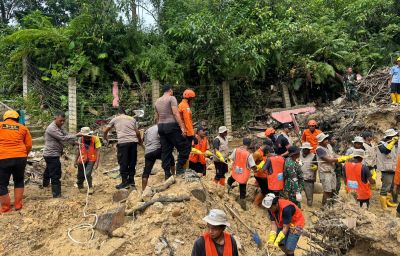Pencarian Korban Longsor di Sibolga Terus Berlanjut, Tim Gabungan Fokus Selamatkan Anak 12 Tahun