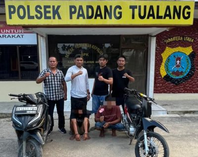 Polsek Padang Tualang Bongkar Aksi Curat, Dua Pemuda Dibekuk