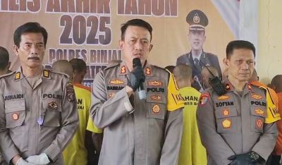 Ini Capaian Polres Binjai Selama Tahun 2025, Sat Narkoba Terbaik