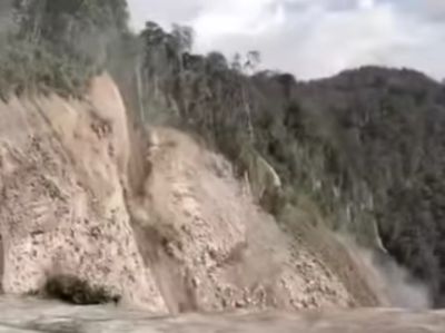 PLTA di Pakkat Longsor, Sungai Tertutup dan Warga Cemas Debit Air Terus Naik