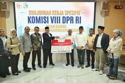 Wagub Sumut Paparkan Kondisi Terkini Daerah Terdampak Bencana kepada Komisi VIII DPR RI
