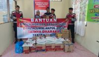 Bentuk Solidaritas, Alumni Akpol 2005 Salurkan Bantuan Sembako untuk Warga Terdampak Banjir di Aceh Utara