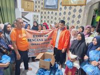 Buruh Peduli Bencana, Partai Buruh dan FSPMI Berikan Bantuan Logistik dan Obat-Obatan
