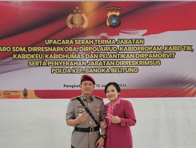 Resmi Dilantik, Kombes Pol Ronald Sipayung Jabat Direktur Resnarkoba Polda Babel