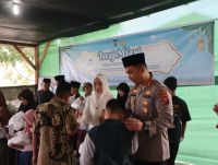 Peringati Isra Miraj, Polres Pakpak Bharat Syukuran Bersama Anak Yatim Piatu