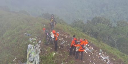 Lokasi Jatuhnya ATR 42-500 Milik IAT Ditemukan di Lereng Selatan Gunung Bulusaraung